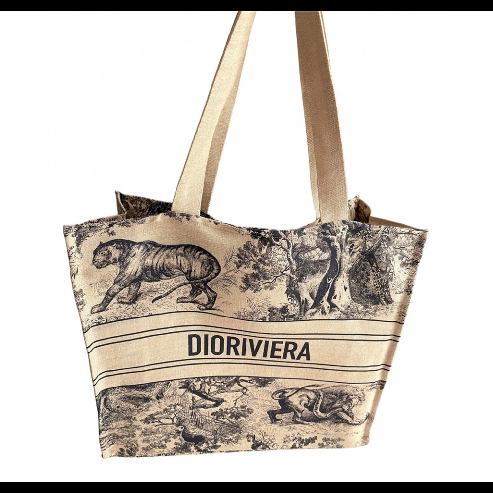 Dior Riviera Linen Tote bag
